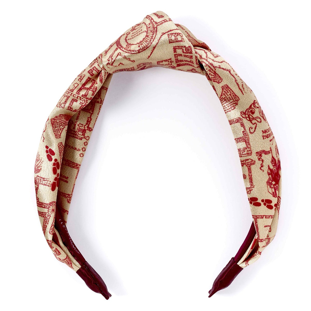 Harry Potter Marauders Map Knotted Headband