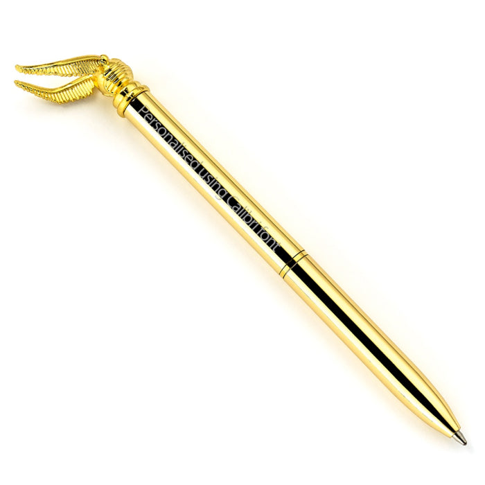 Harry Potter Personalised Golden Snitch Metallic Pen