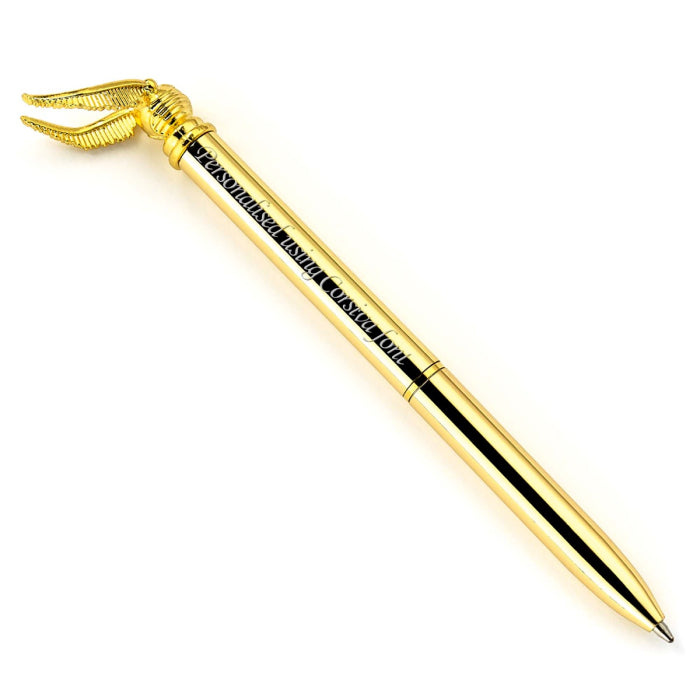 Harry Potter Personalised Golden Snitch Metallic Pen