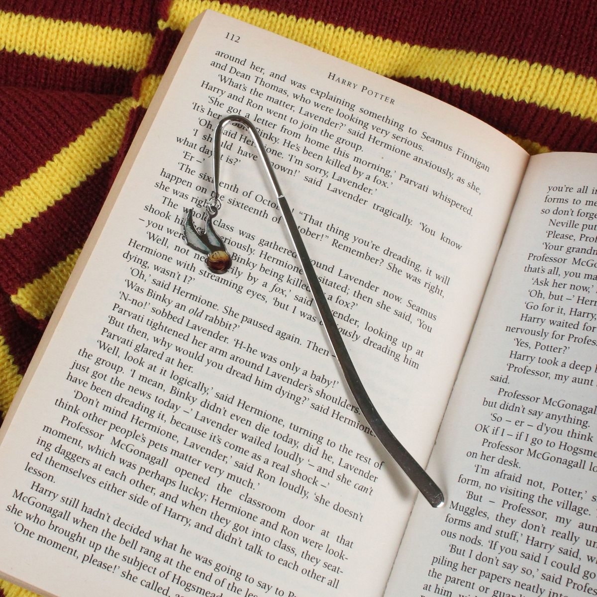 Harry Potter Golden Snitch Bookmark
