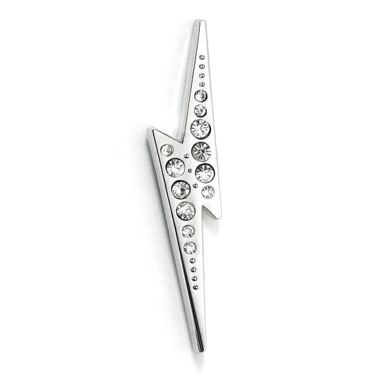Harry Potter Lightning Bolt Pin Badge With Crystals