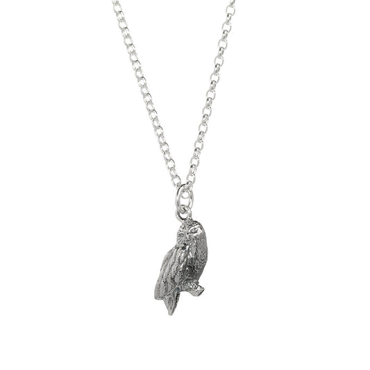 Harry Potter Hedwig The Owl Necklace - Sterling Silver
