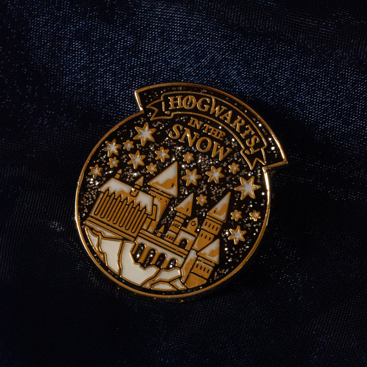 Harry Potter Hogwarts In The Snow Pin Badge