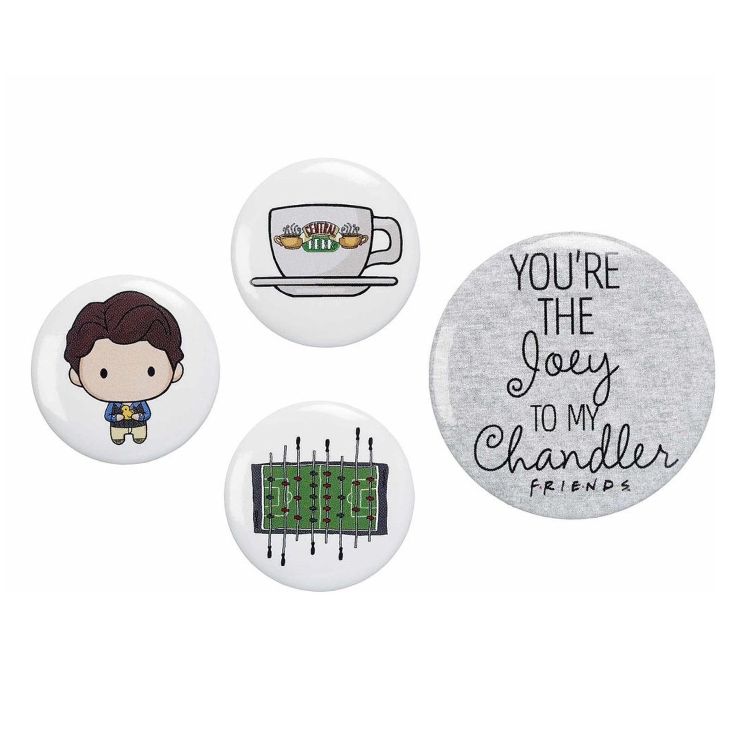 Friends The TV Series Chandler Button Badge Set