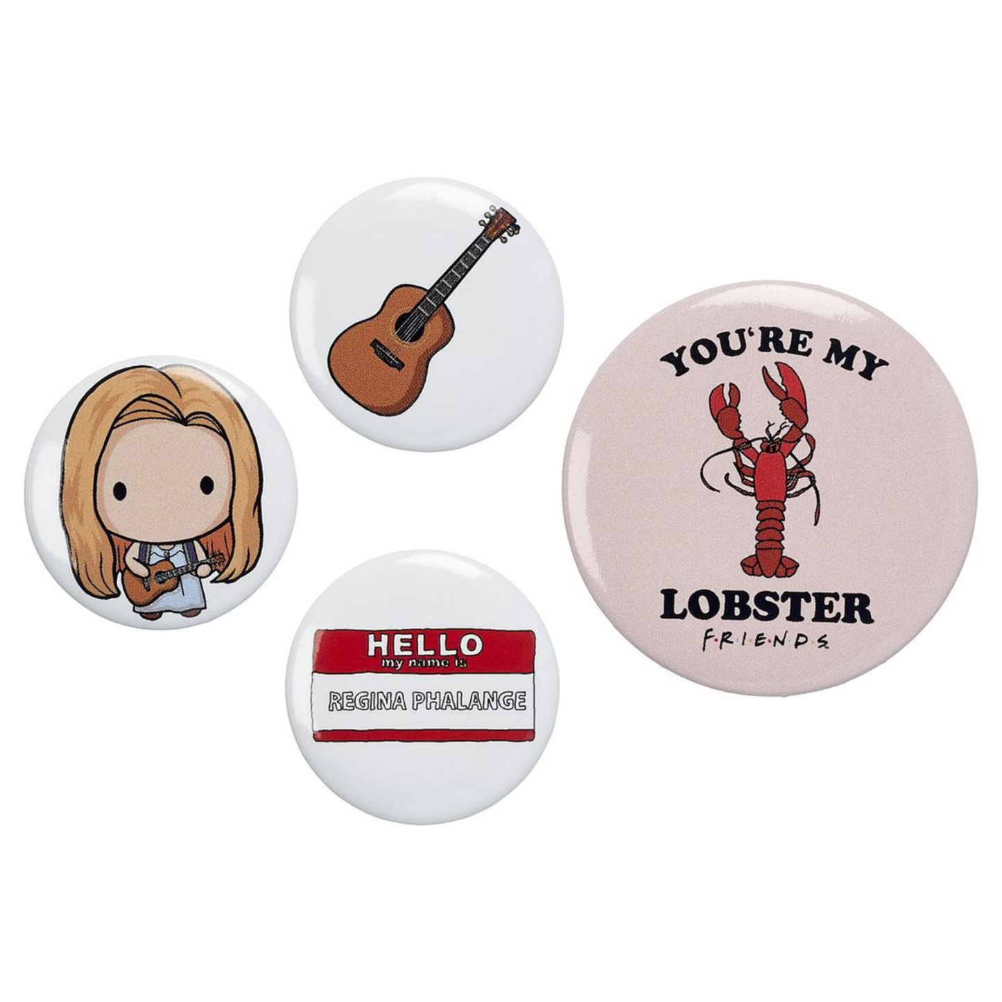 Friends The TV Series Phoebe Button Badge Set