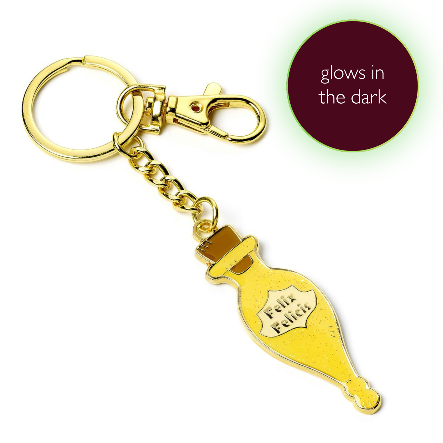 Harry Potter Glow in the Dark Felix Felicis Keyring