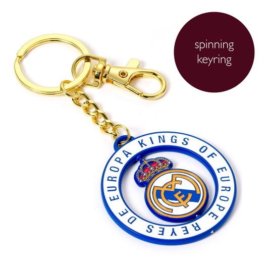 Real Madrid Football Club Spinning Keyring