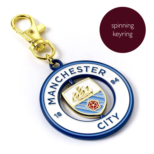 Manchester City Football Club Spinning Logo Backpack Hanger