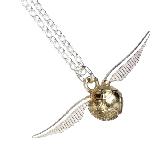 Harry Potter Golden Snitch Necklace - Sterling Silver