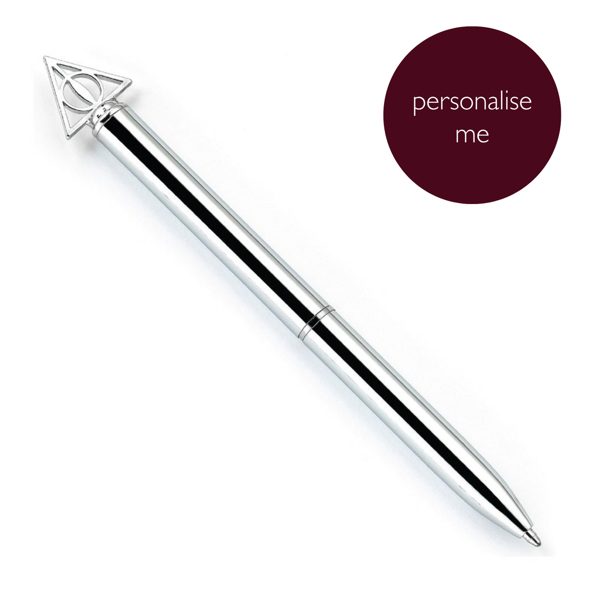 Harry Potter Personalised Deathly Hallows Metallic Pen