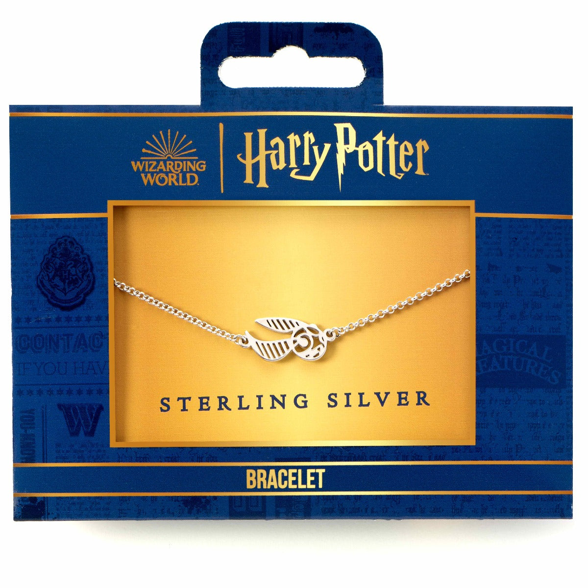 Harry Potter Golden Snitch Bracelet - Sterling Silver