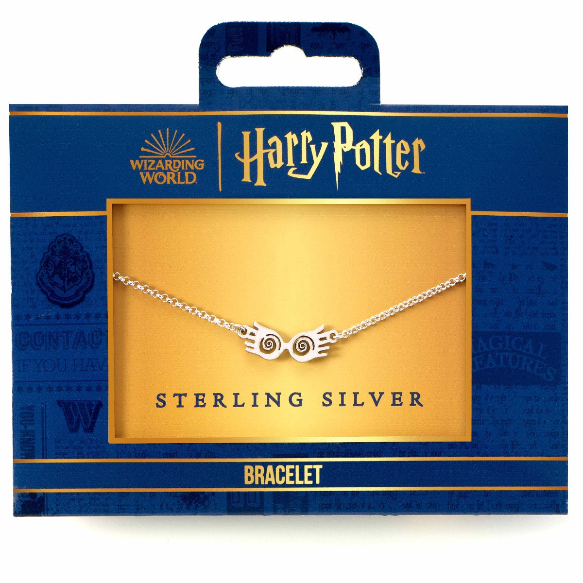 Harry Potter Luna Glasses Bracelet - Sterling Silver