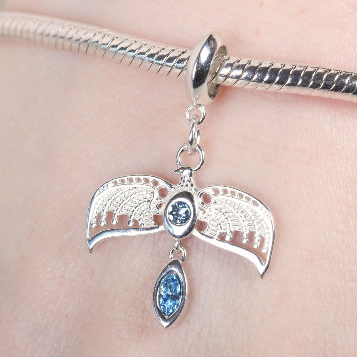 Harry Potter Diadem Charm - Sterling Silver With Crystals