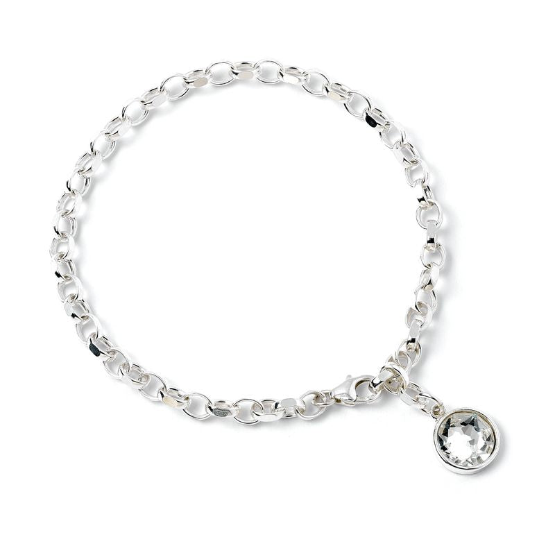 Harry Potter Charm Bracelet - Sterling Silver with Crystals