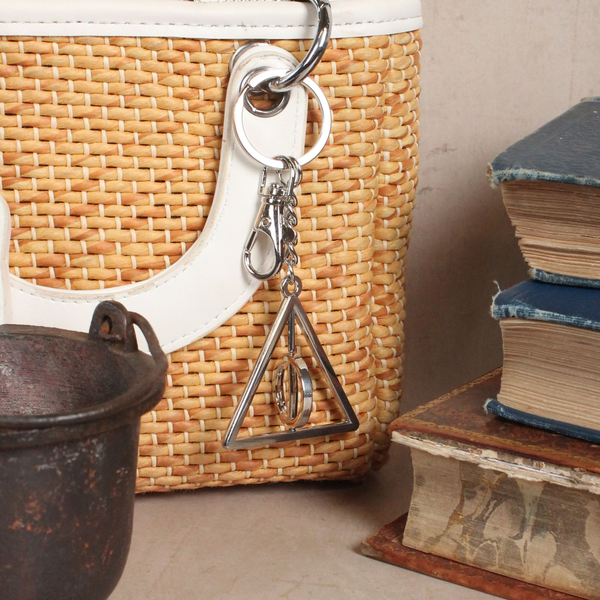 Harry Potter Spinning Deathly Hallows Keyring