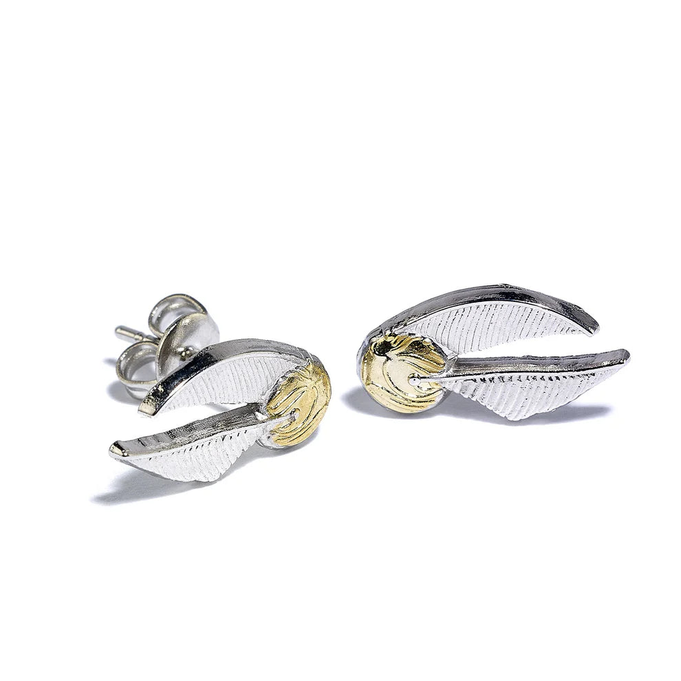Harry Potter Gift Set With Golden Snitch Necklace And Earrings