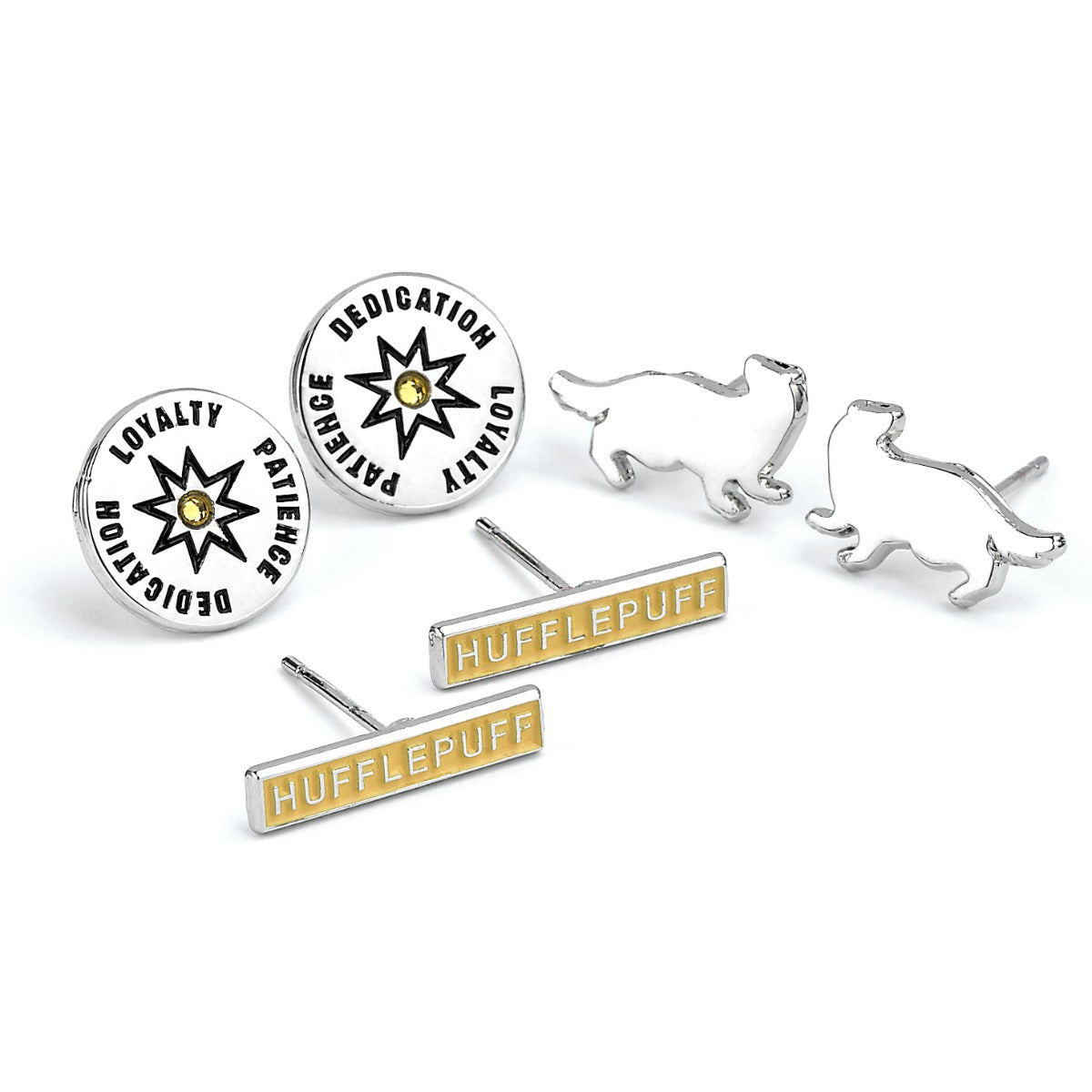 Harry Potter Hogwarts House Stud Earring Set Of 3
