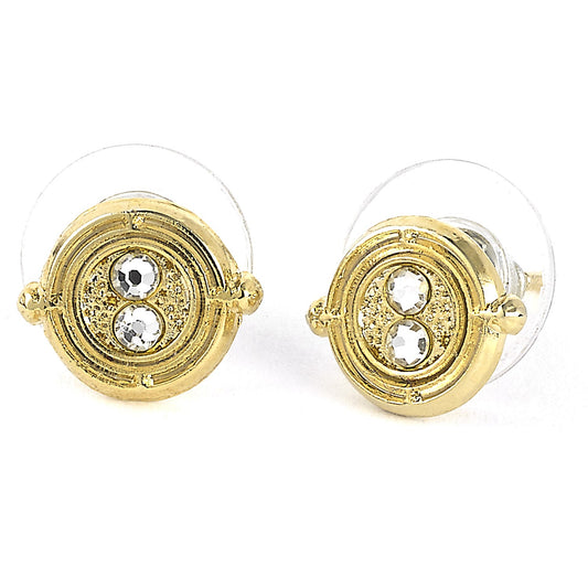 Harry Potter Gold Time Turner Stud Earrings
