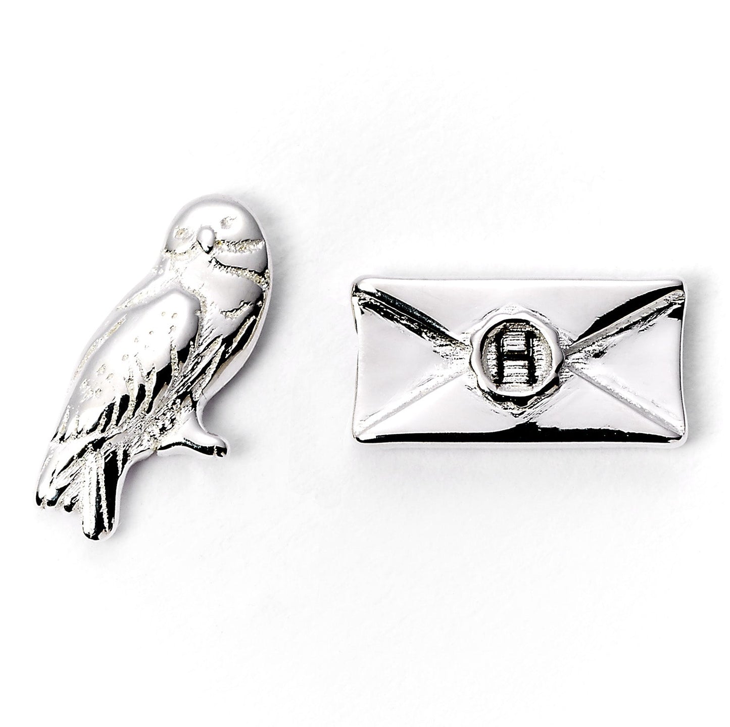 Harry Potter Hedwig The Owl And Acceptance Letter Stud Earrings