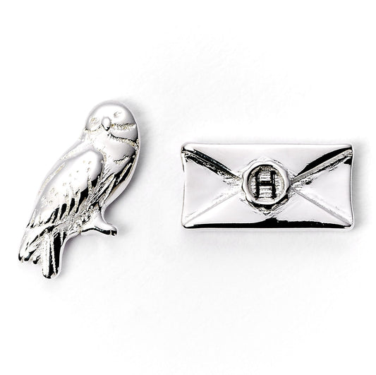 Harry Potter Hedwig The Owl And Acceptance Letter Stud Earrings