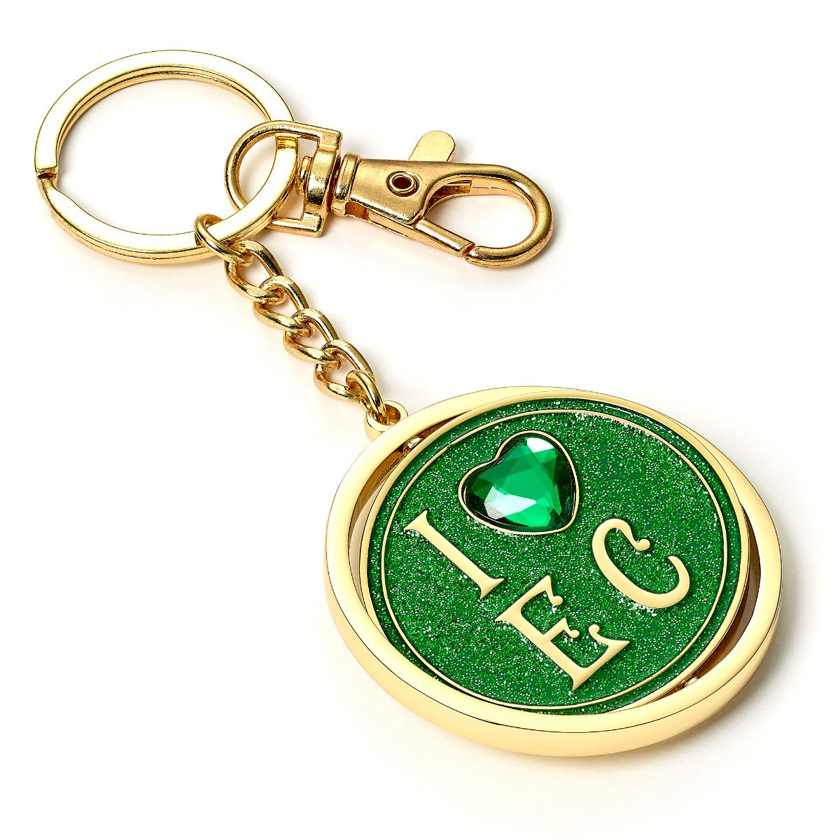 Wicked "I Love Emerald City" Spinning Keyring