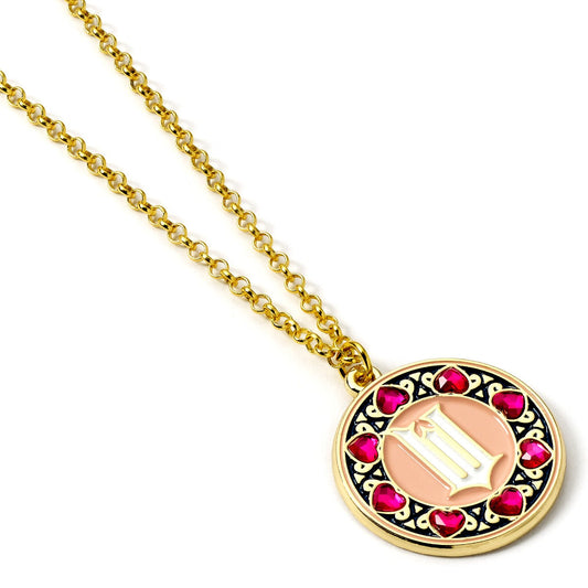 Wicked W logo With Crystals Necklace