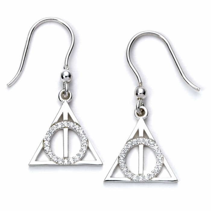 Amazoncom Harry Potter Platform 9 34 Silver Plated Earrings Clothing  Shoes  Jewelry