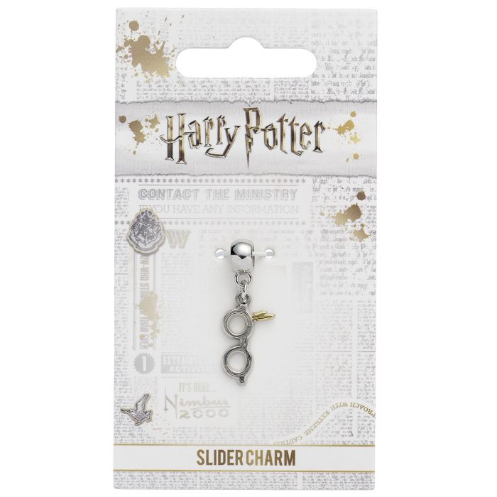 Harry Potter Lightning Bolt With Glasses Charm - Harry Potter Lightning Bolt Pendant Harry Potter Lightning Bolt With Glasses Charm - Harry Potter Lightning Bolt Pendant