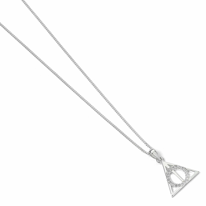 Official Harry Potter Deathly Hallows Necklace Embellished with