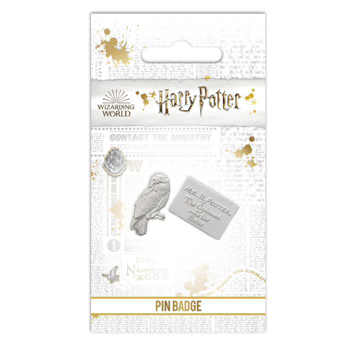 Official Harry Potter Hedwig & Letter Pin Badge HPPB1746