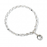 Harry Potter Charm Bracelet Embellished with Crystals Tag- HPSB022