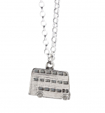 Official Harry Potter Knight Bus Charm Necklace in Sterling Silver NN0012