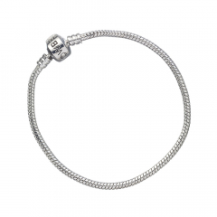 Harry Potter Silver Charm Bracelet for Slider Charms 17cm - HP0028-17