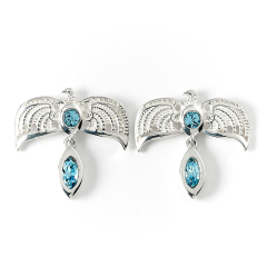 Official Harry Potter Sterling Silver Diadem stud Earrings HPSE0024