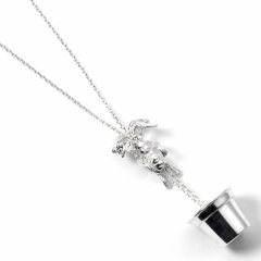 Harry Potter Sterling Silver Mandrake Charm Necklace NN000400