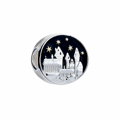 Official Harry Potter Sterling Silver Hogwarts Castle Spacer Bead 