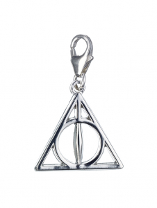 Official Sterling Silver Harry Potter Deathly Hallows Clip-on Charm WB0054