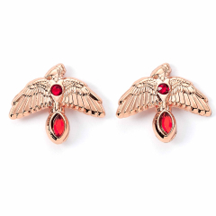 Harry Potter Fawkes Rose Gold Plated Stud Earrings WES00113