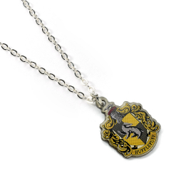 Official Harry Potter Hufflepuff Crest Slider Necklace WNX0024