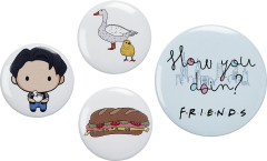 Official Friends Joey Button Badge Set FTB0012