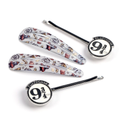 Official Harry Potter Platform 9 3/4 Hair Clip Set HPCS0011