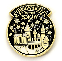 Harry Potter Hogwarts In The Snow Pin Badge