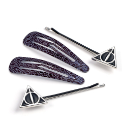 Official Harry Potter Deathly Hallows Hair Clip Set HPCS0054