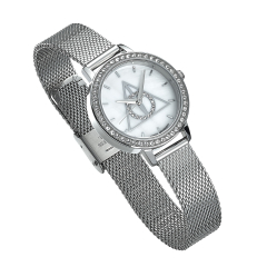 Harry Potter Deathly Hallows Silver Watch Embellished with Crystals- HPSW054