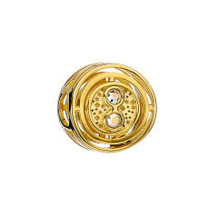 Official Harry Potter Gold Plated Sterling Silver Time Turner Spacer Bead with Crystal Elements - SB0100-G