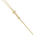 9ct Gold Lord Voldemort Wand Necklace