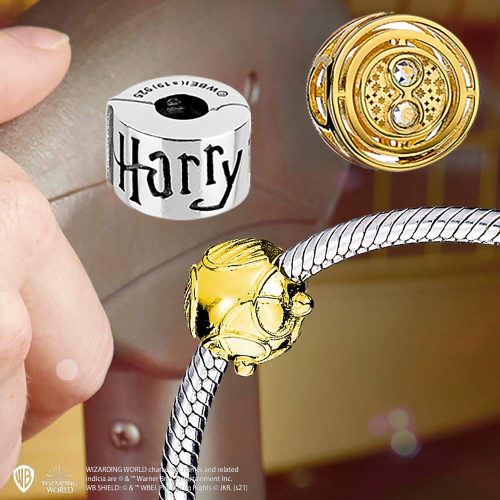 The Carat Shop Harry Potter - Pendientes de plata de ley chapados en oro  rosa con cristales, Plata de ley, cristal